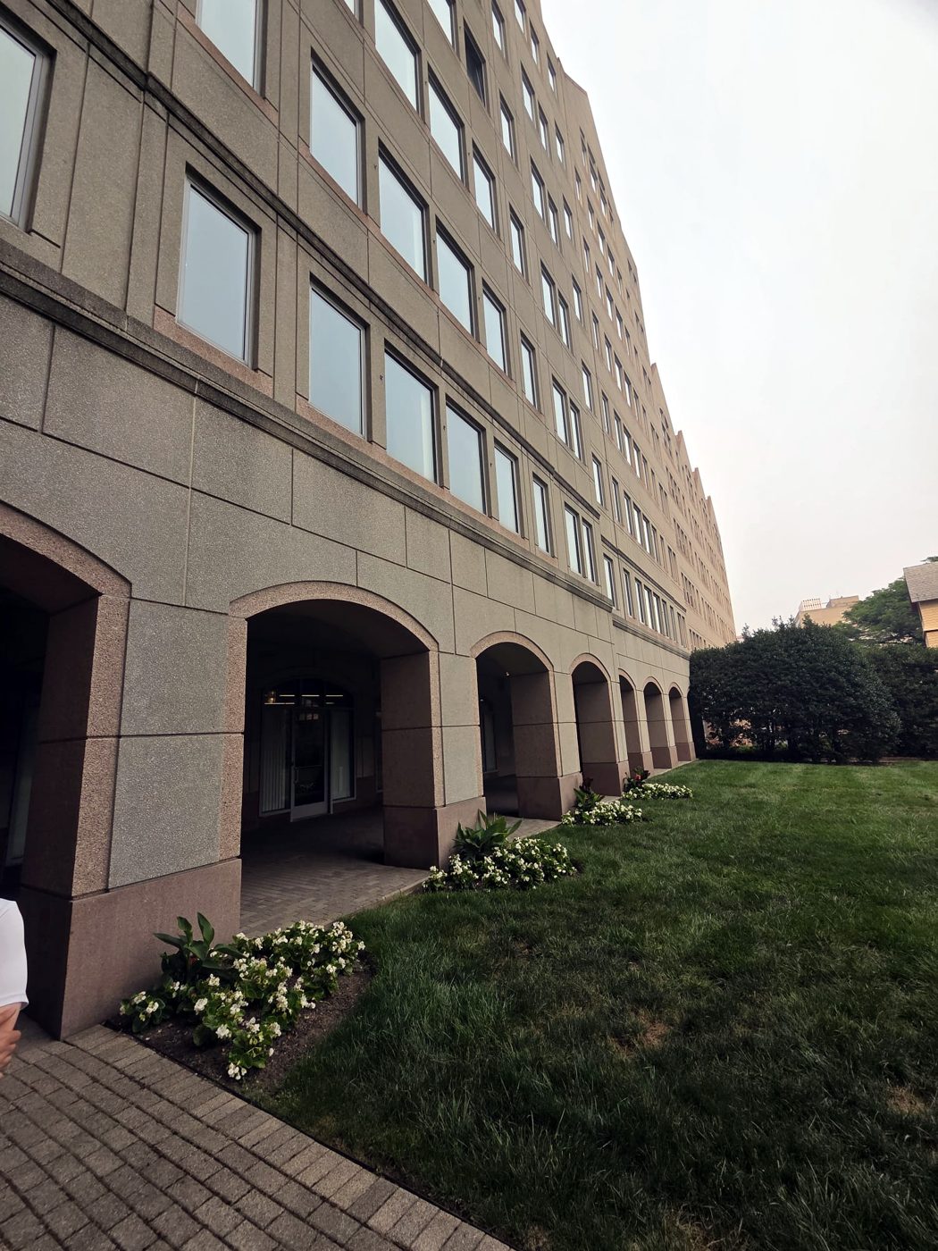 Exterior of a multi-story commercial building